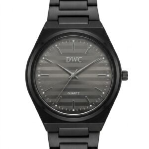 DWC All-Black Solid Steel Watch