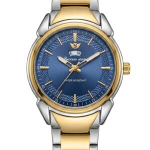 Success Way Two-Tone Blue Dial Watch